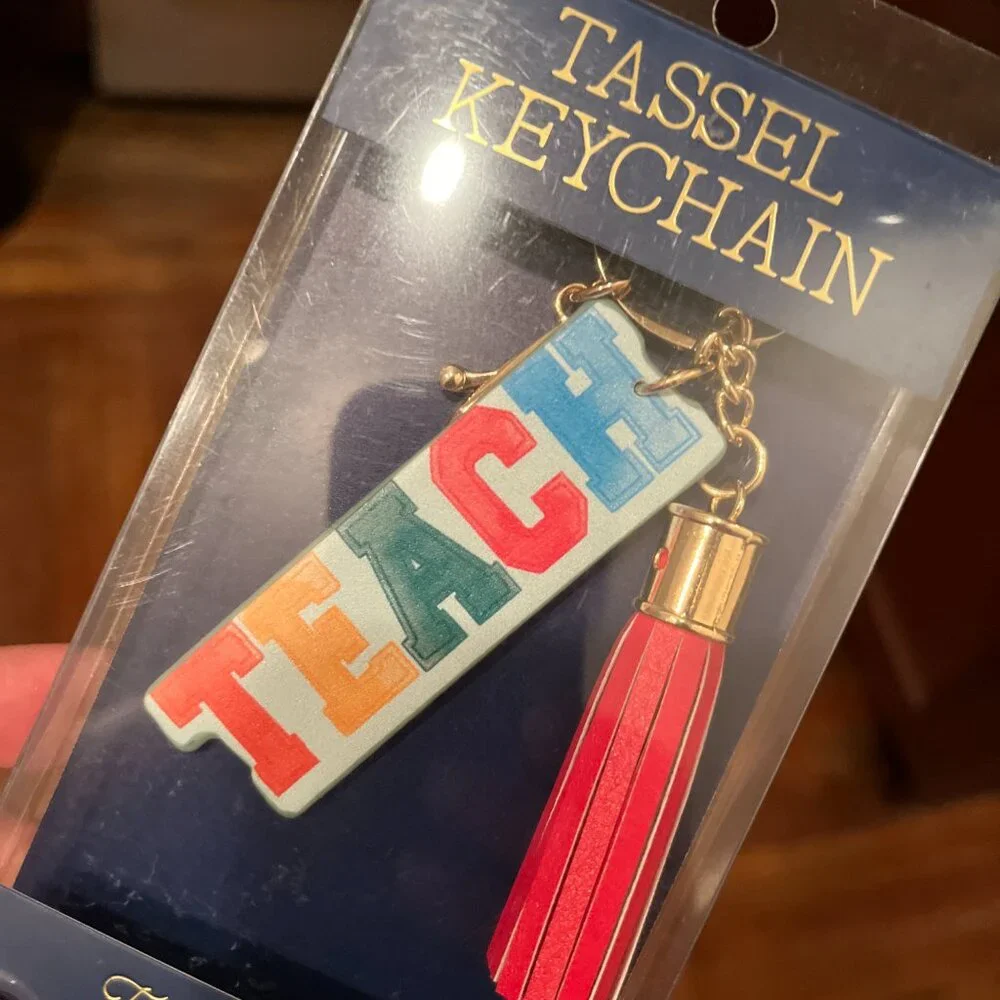 Teacher Tassel Keychain (new‎ / w/a/x)